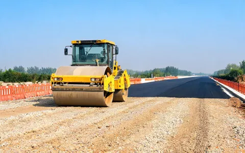 Base course compaction before paving